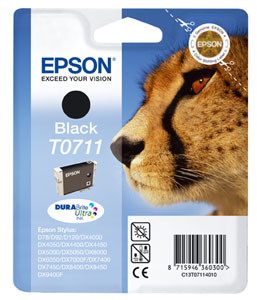 Tintapatron Epson T0711 fekete